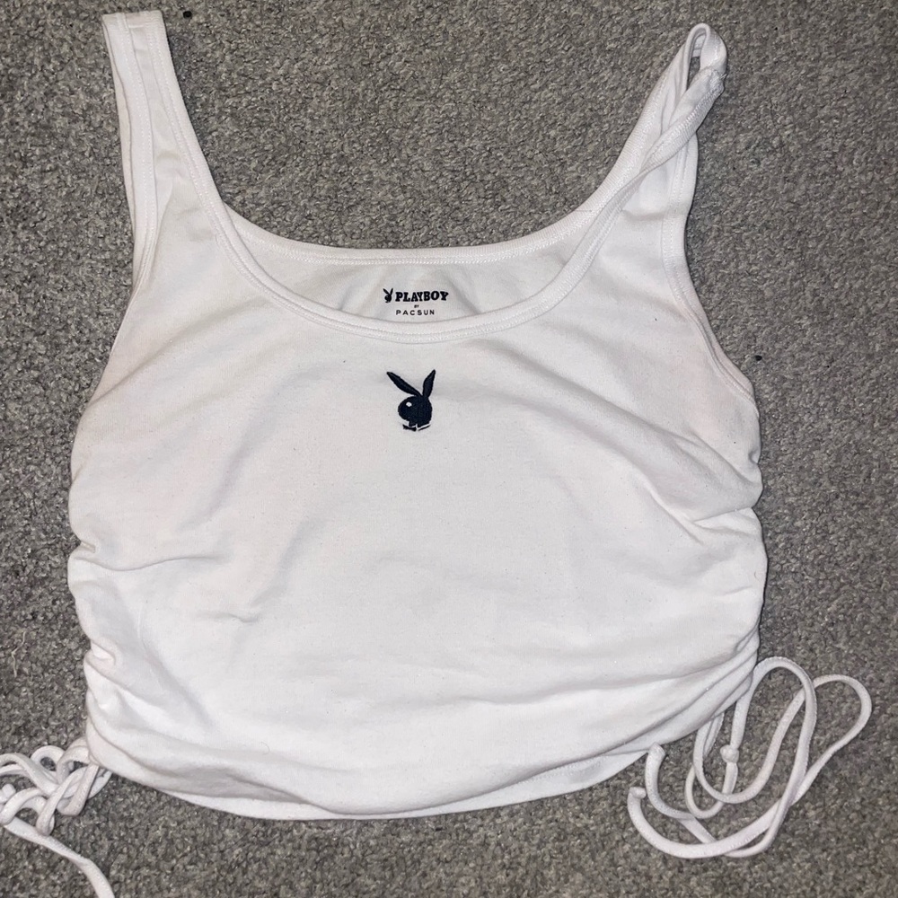 Y2K Playboy Top Size Large